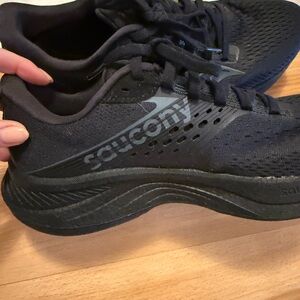 Saucony FormFit Jet Black Athletic Sneakers